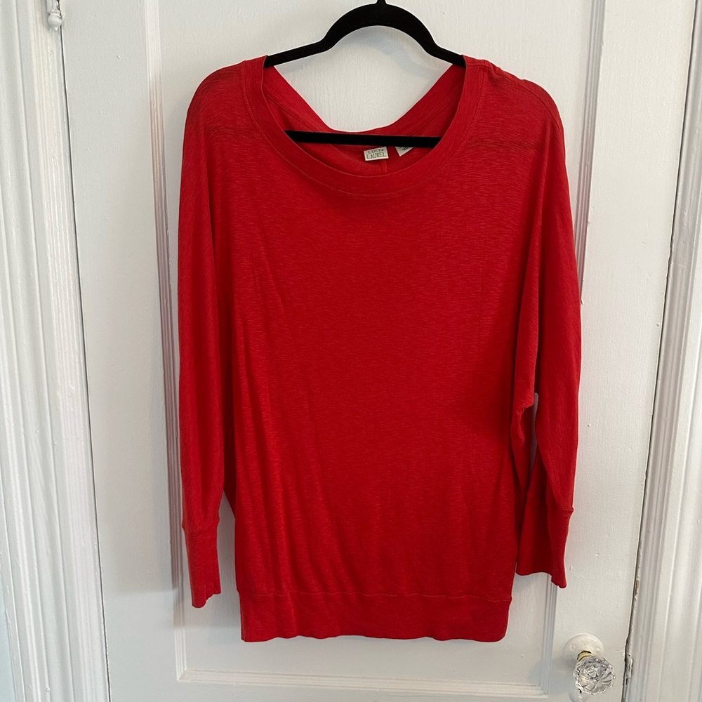 NWOT Lucy & Laurel Red top Size XL